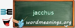 WordMeaning blackboard for jacchus